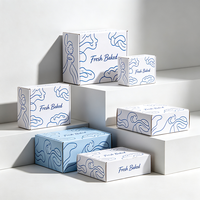 Boîte en carton blanc personnalisée en gros, production en 72h, recyclable, pour l'expédition de produits de boulangerie