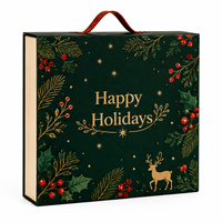 Boîtes de calendrier de l'Avent vides en gros à remplir, 24 compartiments, boîte en carton rigide DIY, tiroir cadeau compte à rebours de Noël