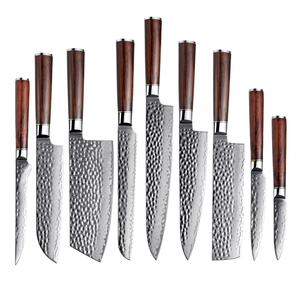 Thewizcrafts 9-Piece New Design 256-Layer Damascus VG 10 Steel Eco-Friendly Vintage Kitchen <b>Knife</b> Set High-Polish Finish Premium - Product Image 1