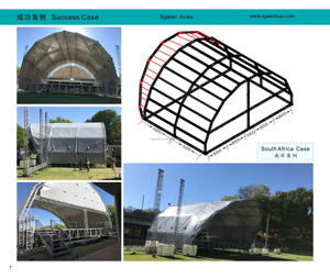 Estructura de Iluminación de Aluminio para Exteriores Personalizada - Product Image 1