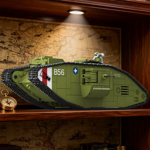 Kit de modelo a escala británica de la I Guerra Mundial 1/35, tanque Mark V, tanque pesado, miniaturas, juguetes del ejército, juego de bloques de construcción de vehículos blindados - Product Image 4