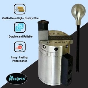DCMT 11T304 Radius Ball Turning Attachment 60mm Max Depth Manual Control For Mini Lathe External Turning <b>Tool</b> - Product Image 6