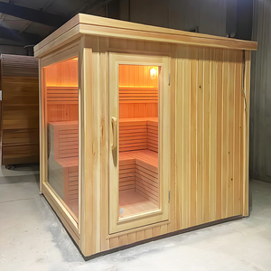 Sauna all'aperto cedro canadese russo Sauna barilotto 2 persone all'aperto Seks Sauna - Product Image 4