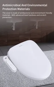 Entegre bide klozet kapağı ile akıllı uzaktan elektrikli tuvalet akıllı tuvalet oturağı