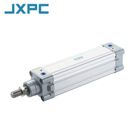 Cylindres pneumatiques JXPC DNC ISO15552 avec couvercle carré, outils pneumatiques résistants aux chocs