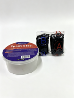 Colle époxy bicomposante AB pour acier et fer, adhésif de soudure métallique