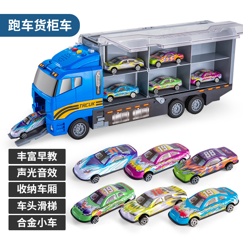 Camion portacontainer per auto sportive