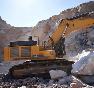 Excavatrice sur chenilles jaune LIU GONG 970E, machine minière robuste avec godet hydraulique - Product Image 5
