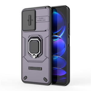 Cubierta de teléfono celular de lente protectora de PC de plástico duro a prueba de golpes con soporte para Xiaomi Redmi Note <span class=keywords><strong>12</strong></span> 5G - Product Image 1