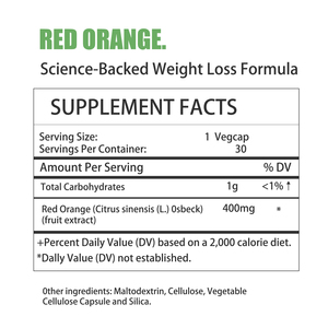 Capsule Premium di Estratto di <span class=keywords><strong>Arancia</strong></span> Rossa per il Supporto alla Perdita di Peso e alla Composizione Corporea, Formula Naturale di Citrus Sinensis - Product Image 2