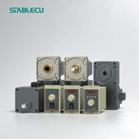 Motor PMSM Trifásico Sin Escobillas de Alta Velocidad y Potencia, Motor de Engranajes Vertical de Velocidad Variable Personalizado Industrial de Tamaño Mediano
