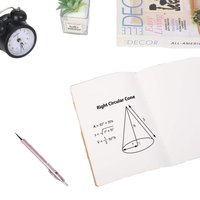 Vente en gros de cahier d'exercices d'étudiant A5 à une ligne cahier d'école de taille personnalisable avec couverture en papier de style imprimé reliure à coudre