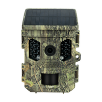 Caméra de chasse numérique solaire 48MP 4K Wifi avec vision nocturne de 32 à 49 pieds et carte Mini SD