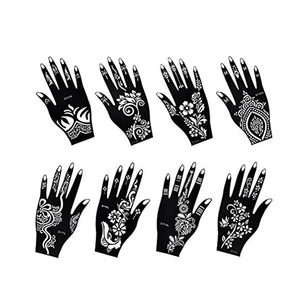 <span class=keywords><strong>Fuente</strong></span> de la fábrica de moda adhesivo Henna <span class=keywords><strong>tatuaje</strong></span> del brillo plantillas - Product Image 1