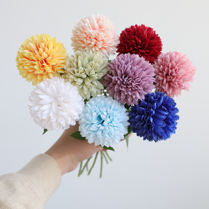 Anna's Chrysanthemum Single Stem <b>Artificial</b> <b>Flower</b> Silk High Simulation Nordic Style Home Table Decoration - Product Image 4