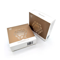 Boîtes d'emballage de savon OEM de haute qualité, pelliculage mat, gaufrage, revêtement UV, biodégradables, 100 % papier recyclé, couleur personnalisée, fenêtre