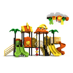 Parc pour enfants commerciaux jouer toboggan en plastique balançoire aire de jeux extérieure ang <span class=keywords><strong>Fitness</strong></span> physique pour parc d'attractions en plein air - Product Image 3