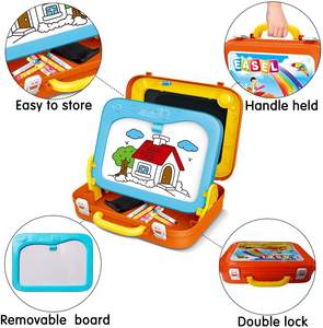 Tragbare Doppelseitige Magnetische Schreib- und Lerntafel für Kinder Pädagogisches Zeichenspielzeug-Set ABS Unisex - Product Image 5