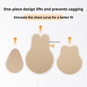 Nuevas Cubrepezones Desechables de Nailon <span class=keywords><strong>con</strong></span> Diseño de Oreja de Conejo, Antideslizantes, Ultrafinas, Transpirables, Sin Costuras, Invisibles para Mujer - Product Image 4