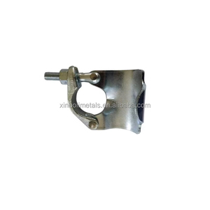 Accouplement de coffrage en acier BS1139 EN74 Q235 avec pince pivotante à simple ou double embout, accessoires pour planches de coffrage, emballé dans un sac - Product Image 5