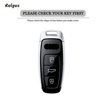 Étui de protection en TPU pour clé de voiture Audi E-Tron A6 A7 A8 Q8 A3, porte-clés, sacoche sans clé, accessoires auto – Vente chaude