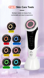 Handheld Hot Cold Photon Facial <b>Massager</b> with Vibration for Face Neck Lifting and Home Skin Care Treatment - Product Image 4