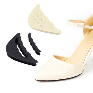 Pointed-toe <b>shoe</b> insert, padded toe cap, high-heeled <b>shoe</b> insert, cushioning pad, soft forefoot pad, half-size pad, size - Product Image 2