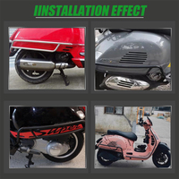 Protection de moteur de moto, barre anti-chute, protection de cadre, protection contre les chutes pour Vespa GTS 125 GTS 300 GTV 300 2007-2023