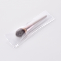 Ensemble de pinceaux de maquillage professionnels pour le blush, manche en bois, poils synthétiques, format voyage, pour estomper les sourcils et les lèvres, haute qualité