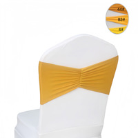Housses de chaise modernes à volants lavables en polyester, taille personnalisée, pour mariage, banquet, événement, fête, décoration de la maison