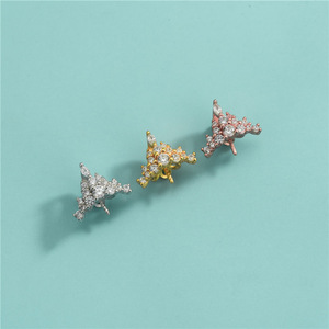 Pendentif Couronne en Argent Sterling S925 avec Zircon Blanc, Connecteur de Fermoir <span class=keywords><strong>pour</strong></span> Breloques de Bijoux DIY, <span class=keywords><strong>pour</strong></span> la Fabrication de Fermoirs de Pierres Précieuses et de Perles - Product Image 3