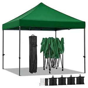 Custom Print Draagbare Outdoor Tentoonstellingshokje Promotionele Beurs Tent Deluxe Stalen Frame Tent Voor Reclame-Evenement
