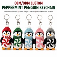 Porte-clés en peluche Hibou en cèdre personnalisé OEM ODM, Mascotte d'animal en peluche, Personnage original, Cadeau promotionnel de Noël, Jouet doux