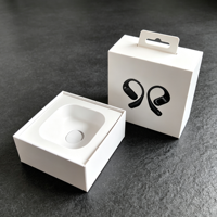 Boîte d'emballage personnalisée pour écouteurs TWS avec plateau sans plastique, emballage électronique durable