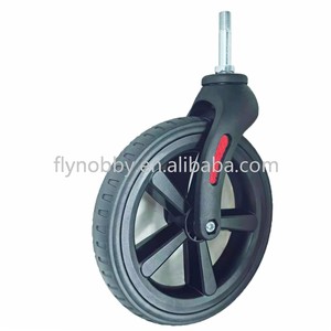 8 Zoll Rollstuhl-Vorderrad mit PU-Reifen und PP-Felge, 40-50 kg Tragfähigkeit, universelles Lenkrad - Product Image 2