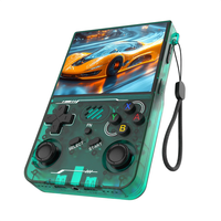 NKIWI Newest R36XX Retro Console de jeu portable avec écran HD de 3.5 pouces Double Joystick Batterie de 3000mAh supportant deux joueurs