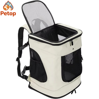 Sac à dos pour animaux de compagnie approuvé par les compagnies aériennes, pliable, souple, durable, carré, réglable, sac à dos de transport pour animaux de compagnie, mochilas para mascotas