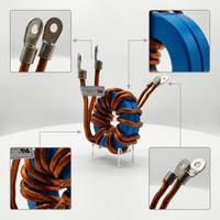 Inducteur toroïdal T40 à mode commun, à enfiler, à noyau en ferrite et en poudre de fer, pour amplificateur audio, inducteur de puissance à courant élevé