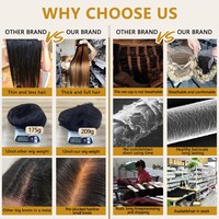 Pelucas de Cabello Vietnamita Original de Grado 15A, Doble Trama, Lisas, de 30 y 40 Pulgadas, con Frente de Encaje HD 13x4, Precio de Fábrica