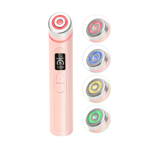 Masseur facial portable à radiofréquence EMS 5 en 1, appareil de raffermissement de la peau à LED - Product Image 1