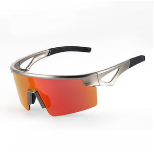 Lunettes de soleil polarisées XQ-653 pour le cyclisme, monture en métal, anti-vent, pour les sports de plein air - Product Image 1