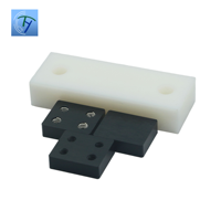 Composants mécaniques personnalisés durables usinés CNC OEM, plaque d'installation en plastique POM Nylon, tampon de butée, joint d'étanchéité
