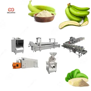 Equipo de molienda de harina de plátano de fabricación comercial Línea de máquina de procesamiento de polvo de plátano