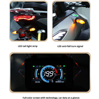 Газовый скутер ADV 200cc с ЖК-дисплеем, двигателем с водяным охлаждением, EFI, ABS, дисковыми тормозами, автоматической коробкой передач, максимальная скорость 120 км/ч, 4-тактный.