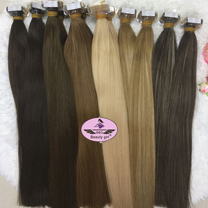 <span class=keywords><strong>สาว</strong></span>ความงาม100% ดิบเวอร์จินมนุษย์ผมคู่วาด12a รัสเซียสีบลอนด์เทปไร้รอยต่อในส่วนขยายของเส้น<span class=keywords><strong>ผม</strong></span>มนุษย์ - Product Image 1