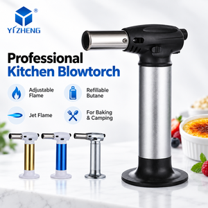 YIZHENG YZ-022 <span class=keywords><strong>Chalumeau</strong></span> <span class=keywords><strong>de</strong></span> cuisine portatif au butane à flamme jet pour la pâtisserie, les desserts, le barbecue et la cuisson - Product Image 3