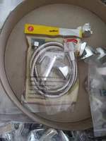 Pulvérisateur de bidet manuel à haute pression en plastique ABS argenté pour toilettes, style économique