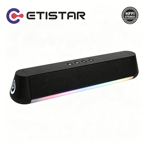 Sistema <span class=keywords><strong>de</strong></span> Cine en Casa ETISTAR, <span class=keywords><strong>Barra</strong></span> <span class=keywords><strong>de</strong></span> <span class=keywords><strong>Sonido</strong></span> Inalámbrica <span class=keywords><strong>de</strong></span> 2.0 Canales, <span class=keywords><strong>Sonido</strong></span> Envolvente 3D, Iluminación RGB, Potencia Óptica <span class=keywords><strong>de</strong></span> 40W, para TV y Teléfono Inteligente - Product Image 1