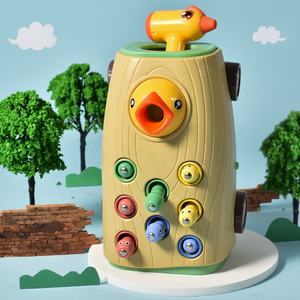 Niño educación temprana contando color cognición juguete pájaro carpintero atrapando <span class=keywords><strong>gusano</strong></span> juego <span class=keywords><strong>martillo</strong></span> whack-a-mole juego con luz y música - Product Image 3