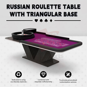 Miraclegaming MGPT-035 Tavolo da <span class=keywords><strong>Roulette</strong></span> Professionale di Lusso Personalizzato, Design Moderno di Alta Qualità in Legno Massiccio per il Gioco d'Azzardo - Product Image 2